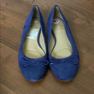 kids blue flats size 4.5